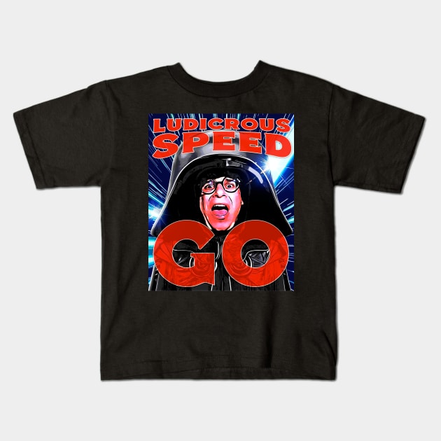 Ludicrous Speed GO Kids T-Shirt by creativespero